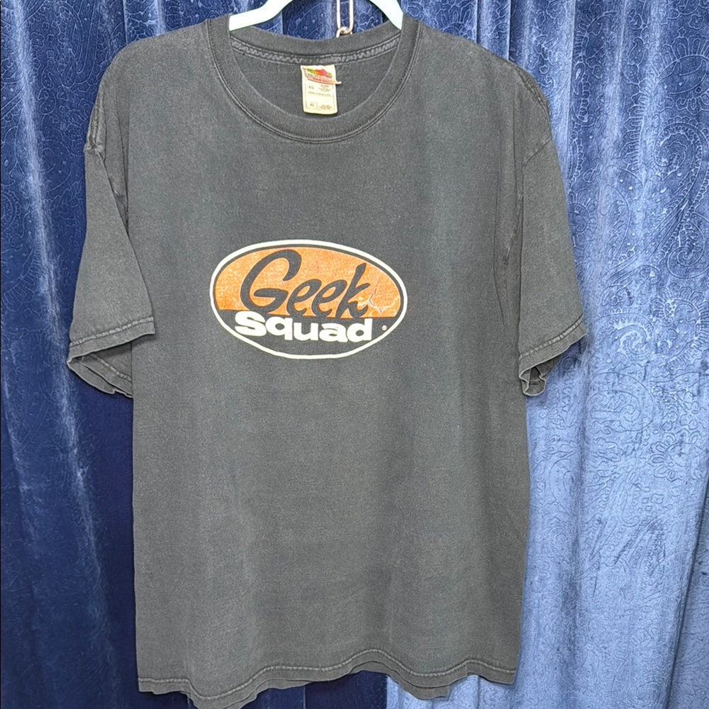 Geek Squad Y2K FOL  Black T-Shirt